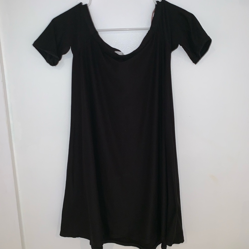Black Off Shoulder Dress